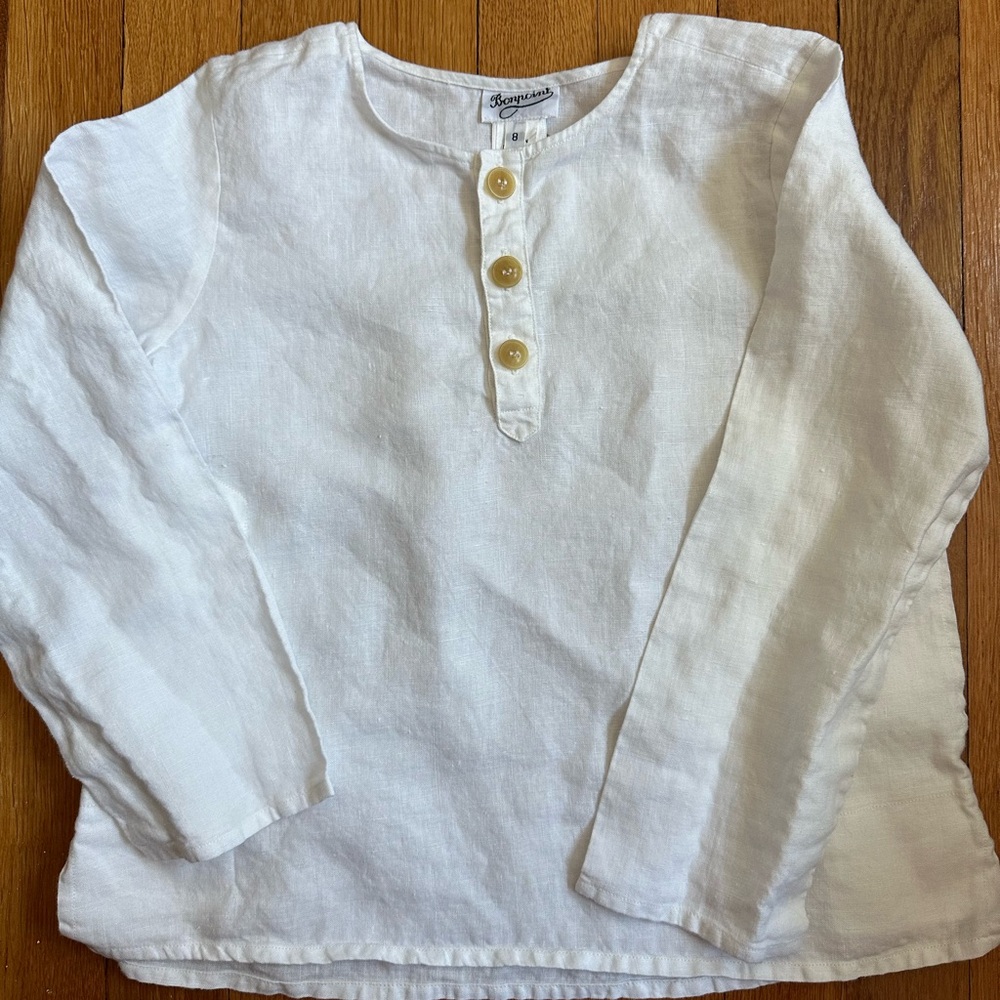 Bonpoint kids linen shirt (size 8)